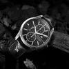 Montre MAURICE LACROIX série Ben Tao, chronographe à trois yeux, mode haut décontracté, montre de luxe en cuir, cadeau, 2024