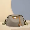 Totes bolsas crossbody respirável náilon composto bolsa de ombro resistente a riscos feminino com zíper senhora lazer diário