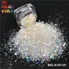 tct-866 Cosmetic Grade Eco-friendly Biodegradable Glitter Sparkle Laser Rainbow Colorful For Eyes Makeup Lip Gloss Body Loti J9f0#