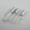 40 unids 10 ml Vacío Tubo de Brillo de Labios Sier Cap Plástico Transparente Brillo de Labios Ctainer Botella Recargable Envases Cosméticos Ctainers P1wL #