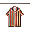 Brand designer Men Women Fashion Shirts Summer Hawaii Style Button Lapel Cardigan Short Sleeve men's sports pattern beach shorts