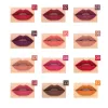 Set di matite per labbra con etichetta privata a 12 colori Bulk personalizzato 12 penne per rossetto Penna impermeabile Fodera per labbra nuda Matte Lg-during Pigmento Trucco B2Wo #