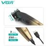 VGR Hair Clipper Professional Trimmer 9000 RPM Barber Cutting Machine Digital Display Haircut for Men V003 240315