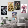 Affiche de calligraphie manga polnareff, peinture décorative, toile 24x36, affiche murale d'art, affiches de salon, peinture de chambre à coucher