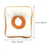 Dog Apparel Collar Pet Cat Recovery Anti-scratch Dreses Lovely Toast Design Bread Shape Licking Supply Bite