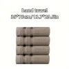 4pcs e toalhas de mão absorventes feitas de bambu, conjunto de rosto doméstico para a pele macia, presente de toalha perfeita para família, suprimentos para o banheiro, 29x13in