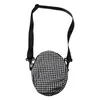 Shoulder Bags Playful Plaid Baseball Cap Bag Letter Embroidery Messenger Ladies Cotton Handbag