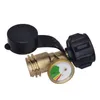QCC Type Propane Tank Gauge Level Indicator Leak Detector Gas Pressure Meter for RV Camper Cylinder BBQ Gas Grill Heater 240320