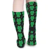 Skarpetki dla kobiet zielone pończochy shamrock panie św. Patricks dzień Irlandczyków Wygodny nowoczesny sport sporty na sporty przeciw poślizgnięciu