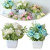 装飾的な花シミュレーション人工鍋非フェードプラスチック美しいカラフルな装飾高品質の素材4colors