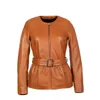 도매 플러스 크기의 여성 가죽 재킷 겨울 봄 가을 단색 긴 소매 얇은 슬림 코트