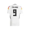 2024 Maillots de football en Allemagne set 24 25 25 Coupe d'Europe Home Away Hummels Kroos Werner Reus Muller Gotze Men Women Kid Kit Jouer Player Version Football Shirt