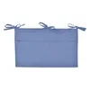 Storage Bags Linen Baby Bedside Hanging Bag 2 Pockets Organizer For Cribs And Toys Room Decor Dressing Table Bedroom