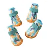 Dog Apparel Booties Adjustable Anti-slip Shoes For Outdoor Walking Breathable Protectors Comfortable Pet Supplies Dogs