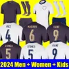 2024 Euro Cup Inghilterra BELLINGHAM KELLY Maglie da calcio Squadra nazionale 2024 2025 TOONE Maglia da calcio BIANCO BRIGHT KANE STERLING RASHFORD SANCHO GRALISH Kit da uomo per bambini