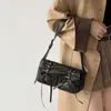 Kadın Çantalar 2024 Yeni Bale Tarzı Yay Kıvrım Koltuklu Çanta Küçük ve Minimalist Tek Omuz Crossbody Bag