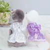 Hundebekleidung Sommerkleid Haustierkleidung Hochzeit Welpen Hunde Katzen Rock Schmetterling Prinzessin Paillette für Chihuahua Yorie Kostüm