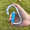 Accessories LightenUp 25KN Aluminum Climbing Carabiner Yoga Hammock Safety Rock Climbing Master Lock Outdoor Camping Survival Tool