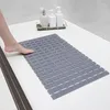Banyo paspasları el banyo anti -kayma mat şerit katlanabilir makine yıkanabilir duş odası drenaj zemin halı minimalist vantal kauçuk ped