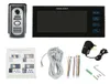Видеодомофоны OWSOO 7-дюймовый цветной телефонный дверной звонок, комплект внутренней связи, водонепроницаемая уличная камера, внутренний монитор ночного видения, домашний Securi4058823