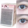 280/160/60/48pcs Heat Bded Cluster Les Maquillage Cluster Individuel Eye Les Greffage Faux Faux Eyeles Free Ship Hot i4s8 #
