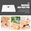 Ensembles de literie Table de massage Serviette de lit Satin Tissu SPA Coussin Souple Bassinet Confortable Supply Face Pad Couverture avec trou Serviettes pour le visage