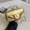 Sac à bandoulière en cuir pour femmes, sac à main classique de styliste, sac à chaîne, pochette de luxe, sac à bandoulière en peau de serpent pour femmes