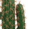 Decorative Flowers Potted Plant Cactus Succulent Planters Artificial In Plastic Landscaping Decor