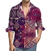 Abiti da festa 6xl Abito da donna a maniche lunghe Polinesiano Tribe hawaiano Abito da sera dal design di lusso con camicia da uomo Coppia