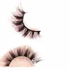 foxesji Makeup Mink Les Fluffy Soft Full Fake Eyeles Dicke falsche Eyeles Wi L Extensi Natural 3D Eye Mink Les b2qw #