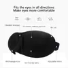 3d Slee Mask Блокирующая легкая маска для сна для сна Комфортные тени для глаз для путешествий Сон с завязанными глазами Повязка на глаза для сна Маски B1tz #