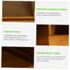 CHILDWEET – Table de nuit Simple, 1 pièce, Mini casier domestique, armoire de chevet multiple, boîte de rangement de canapé en bois