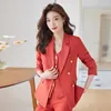 Zweiteilige Damenhose im koreanischen Stil, Business-Fan, High-End-Markenanzug, Herbst, Präsident, formelle Kleidung, Temperamentweste