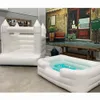 4.5x4.5m (15x15ft) Free ship Inflatable bouncy castle wedding bounce house with Kids Ball Pit Baby Balls Pool Foam Swimming Pools for Birthday Party Activities Games