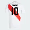 24 25 Peru Soccer Jerseys 2024 Home Away Copa Football Shirts Pizarro Farfan Cueva Eleccion Peruana Cuevas Solano Flores Cubillas Pineau Outdoor Apparel Men Kids Kit