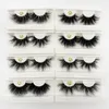 Partihandel 5/20/30/100 par 3D Mink Les 25mm False Eyeles In Bulk Fluffy Dramatic LG Soft L Makeup Tools Beauty 73ez#