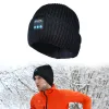 Headphone/Headset Bluetooth Beanie Hat with Headphones, Wireless Knitted Winter Hat Builtin Microphone and Stereo Speakers, Unique Tech Gifts