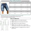 Men's Jeans Summer Shorts Men Denim Pants Stretch Dark Blue Fashion Design Slim Straight Male Short Hombre