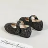 AS 2024 Kids Shoes Children Princess Shoes Baby Girls Dress Shoes Toddler Ballet Flats First Walker Fashion Shoes Mary Jane240311