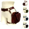 Pu Small Square Bag Women Satchel Cross Leg Waist Motorcycle Wind Side Medieval Knight Personality Props Fanny Pack 240308