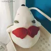 Pluszowe pluszowe zwierzęta Kawaii Polar Bear Plush Zabawy Przytul poduszka słodkie zwierzęta efanty pluszowa lalka miękka poduszka zabawka dla dzieci prezenty świąteczne l240320