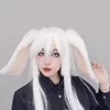 Cosplay مثير لوليتا حيوان الأذن عصابة فروي الكرنفالات الحزب زي يدوي الشيطان الأرنب 240313