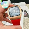 Hot RM Movement Wrist Watch Mens Watch Rm005 Series 18k Rose Gold Date Display Swiss Famous Clock