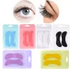 new 1Pair Reusable Silice Eye Pads Stripe L Lift Eyel Extensi Hydrogel Patches Under Eye Gel Patch Makeup Tools 88JI#