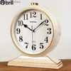 Desk Table Clocks Large Desk Clock Silent Watch Retro Creative Living Room Antique Table Clock Bedroom Decorative Items for Home Unique Gift 50 L240323