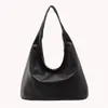 Женская кожаная сумка-хобо, модная большая сумка-тоут, универсальная сумка, повседневная мягкая сумка через плечо для девочек, стильный кошелек