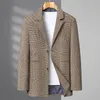 Men's Trench Coats Arrival Fashion Autumn Winter Suepr Large Mid Length Business Casual Suit Jacket Plus Size XL2XL3XL4XL5XL 6XL 7XL 8XL