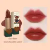 fr Knows Love Bear Matte Lg-lasting Waterproof Lip Stick Women Beauty Cosmetic Lip Makeup Easy to Wear Natural Lipstick E0Bu#