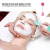 Dupla Cabeça Rosto Escova de Limpeza Silice Face Massagem Escova Esfoliante Facial Cleanser Skin Care Tool Massager Dropship o9nh #