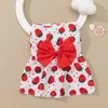 Trajes de gato Flores Imprimir Vestido para Cão Adorável Bowknot Decorações Saia Cães Primavera Verão